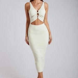 MESHKI Skylar O Ring Midi Dress